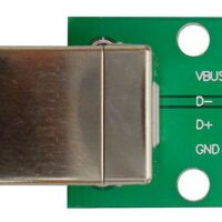 Voeding en Interface module USB-B female bovenkant