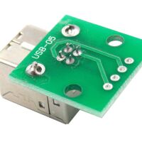 Voeding en Interface module USB-B female onderkant