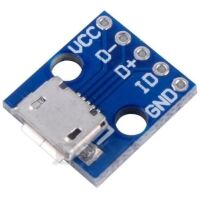 USB-micro female connector breakout module