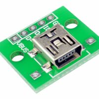 USB-mini female connector breakout module