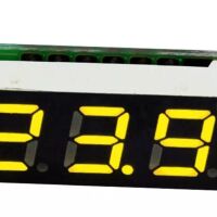 Voltmeter mini 2.5V - 30V segment display 0.28 inch geel