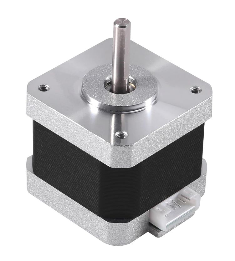 Stappenmotor 4.0 kg/cm 1.8° 1.7A NEMA17 met D-as 17HS4401