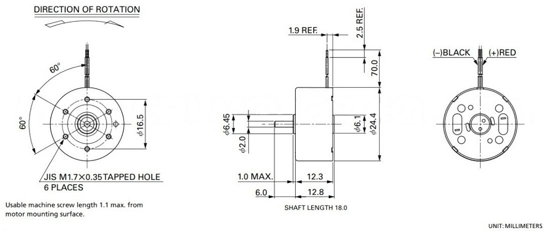 RF-300EA afmetingen
