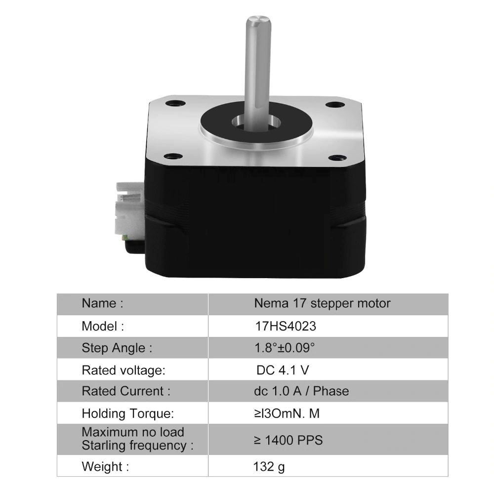 Stappenmotor NEMA17 17HS4023 informatie