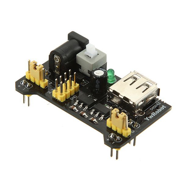 Breadboard Voeding module USB-A-Power plug (3