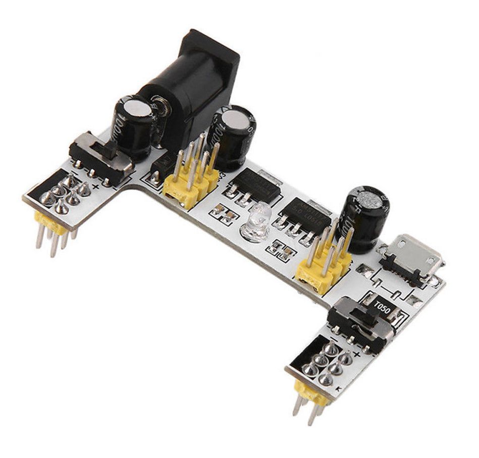 Breadboard Voeding module USB-micro-Power plug (3