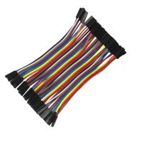 Jumpwires dupont female-female 10cm (4 stuks)