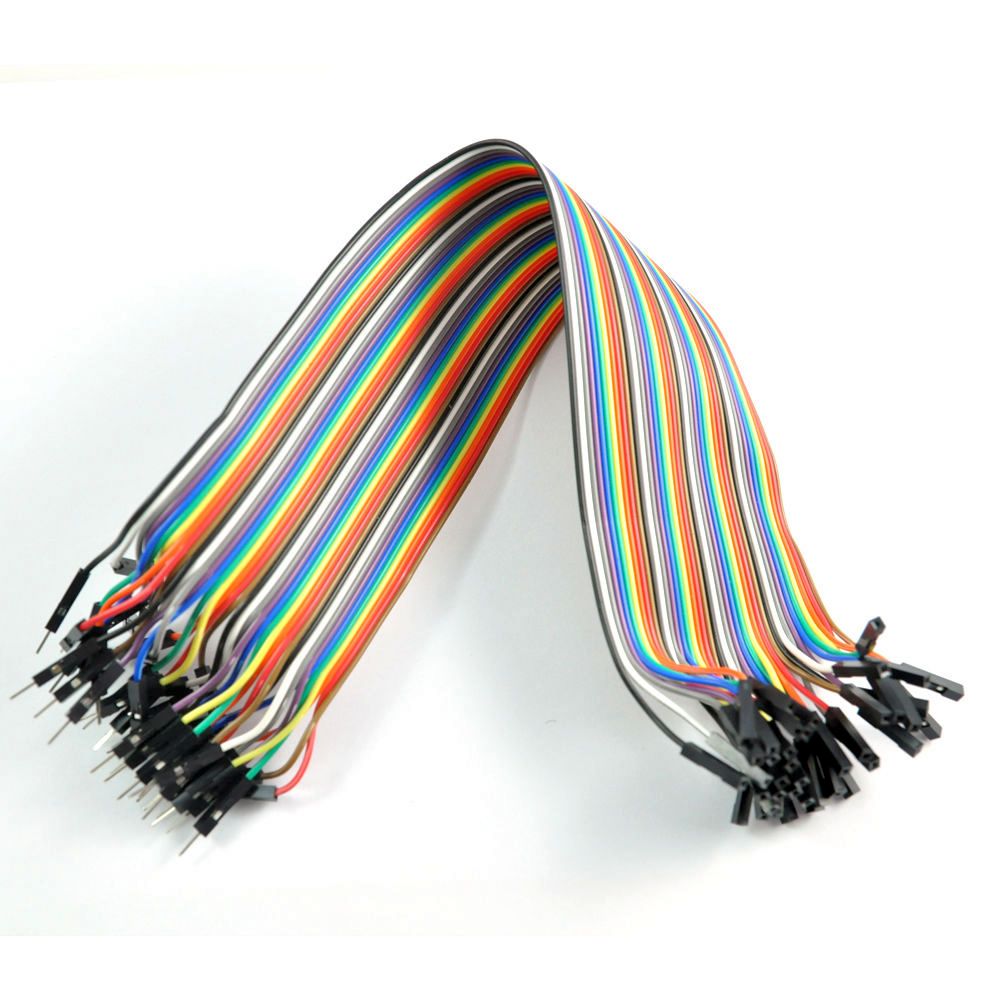 Jumpwires dupont male-female 30cm (4 stuks)