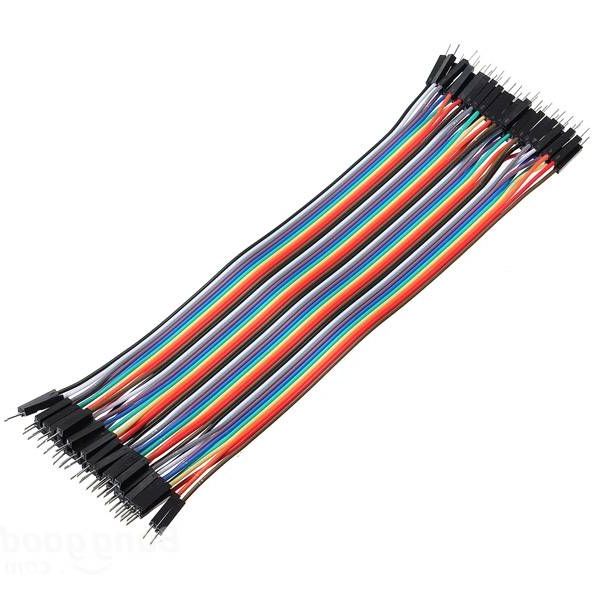 Jumpwires dupont male-male 20cm (4 stuks)