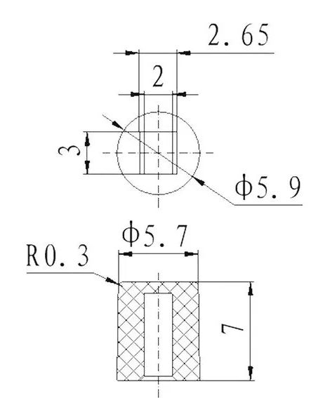 Cap voor 7x7 8x8 Drukknop Schakelaar rond afmetingen