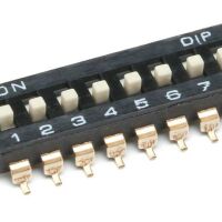 DIP-switch 8-polig zwart SMD 2.54mm pitch