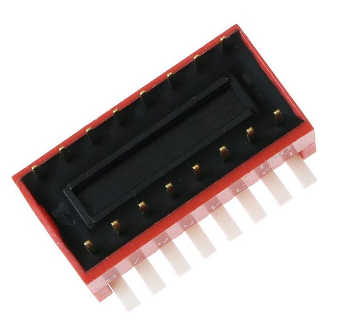 DIP-switch piano type rood 2