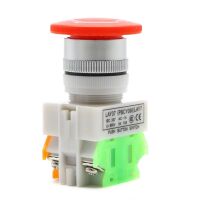 Noodstop schakelaar drukknop draaireset 660V 10A 1xNC 1xNO 24mm LAY37-11ZS - Afbeelding 4