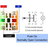 Drukknop Schakelaar Noodstop 600V 10A 1xNC 1xNO 30mm LAY37-11M - Afbeelding 6