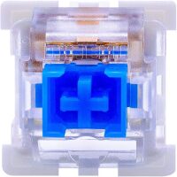 Toetsenbord Schakelaar 3-pin clicky 60 gf/cN dust-proof blauw - Afbeelding 3