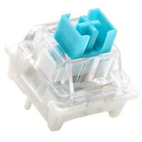 Toetsenbord Schakelaar 3-pin clicky 65 gf/cN dust-proof groen/turquoise