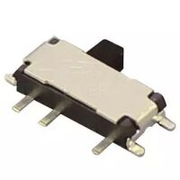 Schuifschakelaar 1-polig 7 pins 50VDC 0.3A MSK-12C02 1P2T SMD