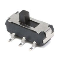 Schuifschakelaar 2-polig 6 pins 12V SS-22D18G2 2P2T SMD