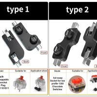 Toetsenbord Schakelaar 3-pin hoog model PCB socket CPG151101S11 type 1 - Afbeelding 4