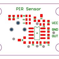 Beweging sensor infrarood PIR BTE16-19 afmetingen 02