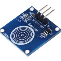 Capacitive Touch Sensor module 1 knop groot blauw TTP223