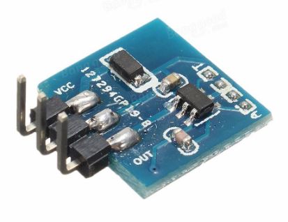 Capacitive Touch Sensor module TTP223B onderkant