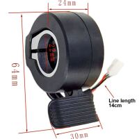 E-Scooter Thumb Throttle Speed Controller 130X Rood 3-5VDC 14CM draad met Molex 51005 3P (MX2.0) connector - Afbeelding 4
