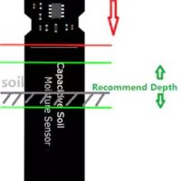 Grondvochtigheid sensor capacitief analoog 3-polig v2.0 met JST-XH 2.54mm pitch connector - Afbeelding 5