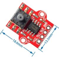 Luchtdruk sensor 0-40kPa 0-400mbar module MPS20N0040D-D afmetingen