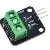 Temperatuur sensor digitaal 1-wire dallas waterdicht 3-pins DS18B20 adapter PCB