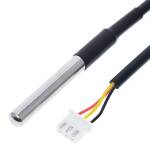 Temperatuur sensor digitaal 1-wire dallas waterdicht DS18B20 1m kabel met JST-XH 3-pin connector 02