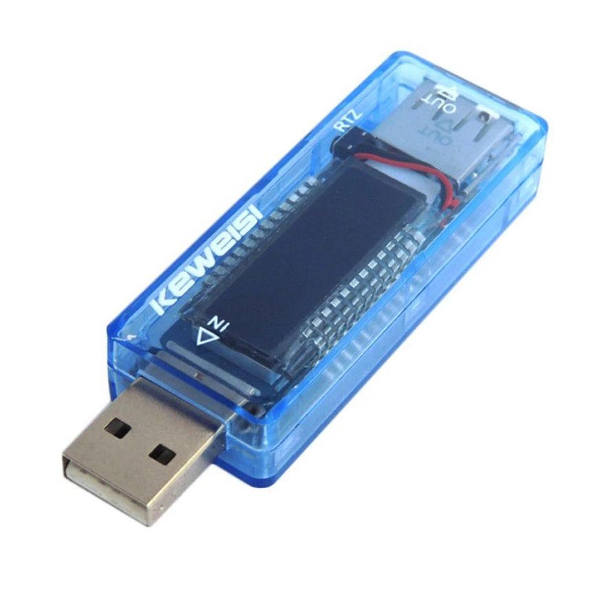 USB-A stroom tester 3.5-7.0V 0-3A KWS-V20