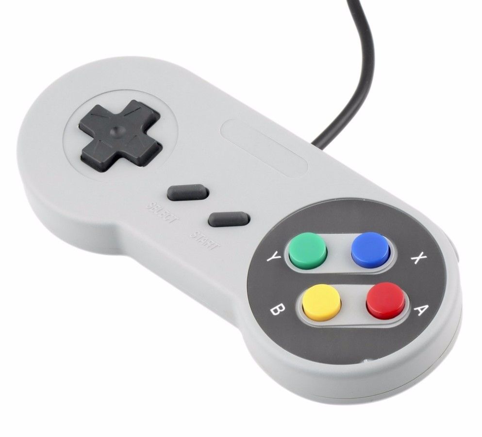 USB Joystick SNES bovenkant schuin