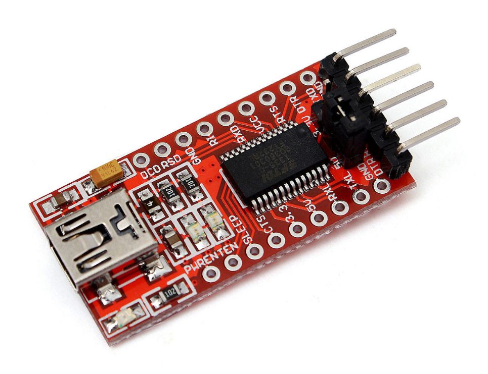 USB-mini naar serieel TTL/UART met FT232RL FT232 FTDI chip