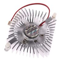 Heatsink 70x60 aluminium met ventilator 12VDC 0.1A 2-pins