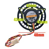 Ventilator 48mm 12VDC 3-pins YD124515MB 43x43x43mm tripod bevestiging - Afbeelding 5