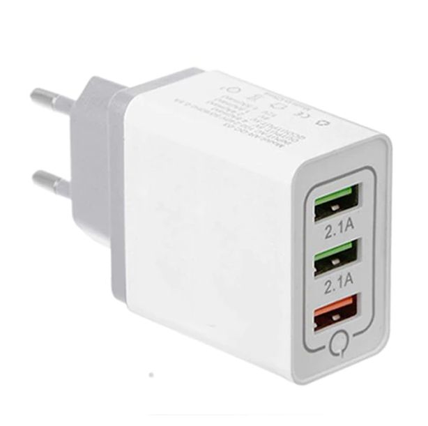 Adapter 5VDC 2A en quickcharge 3xUSB-A 02