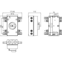 PV schakelaar DC Isolator 1500V 40A 2-kanalen MC4 connector NCCY EDS6EL-40-4R 4M4C - Afbeelding 6